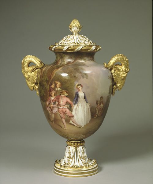 Vase and cover by Jahn, Louis, ca. 1862 (made)